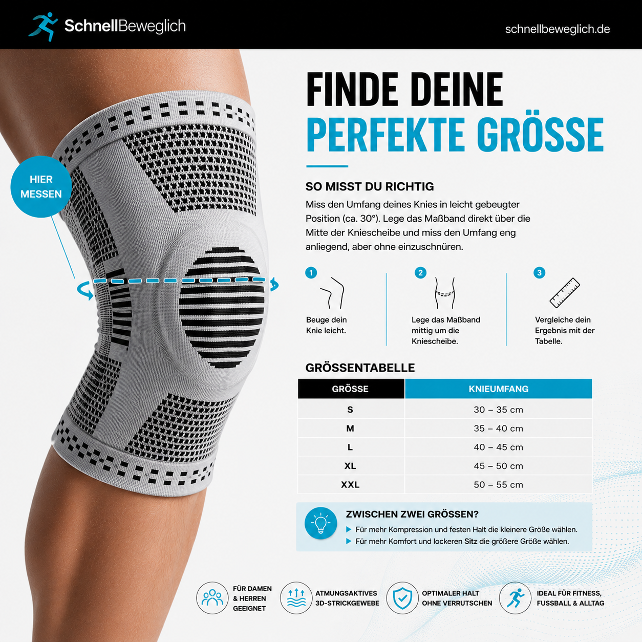 Schnellbeweglich - Kniebandage